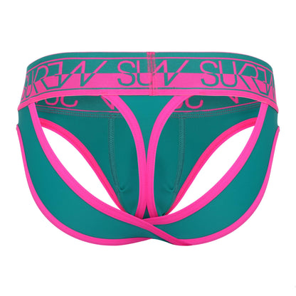 SUKREW V-Thong Green/Pink