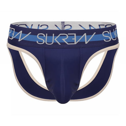 SUKREW V-Thong Navy/Cream