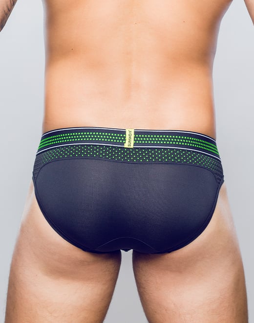 SUPAWEAR Mesh Brief Neon Green