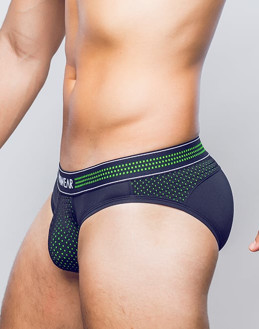 SUPAWEAR Mesh Brief Neon Green