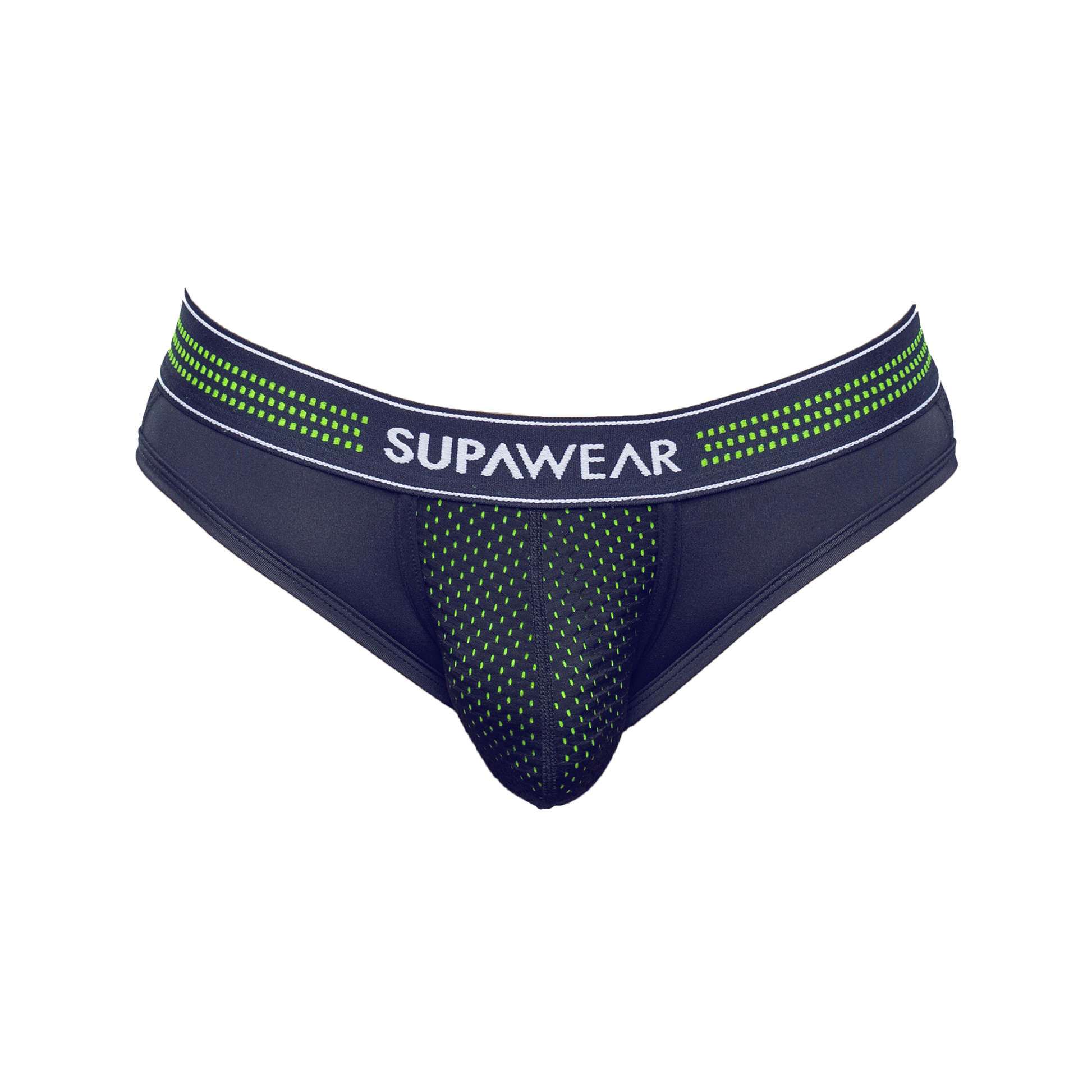 SUPAWEAR Mesh Brief Neon Green