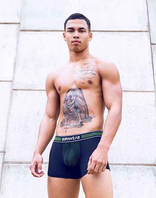 SUPAWEAR Mesh Trunk Neon Green