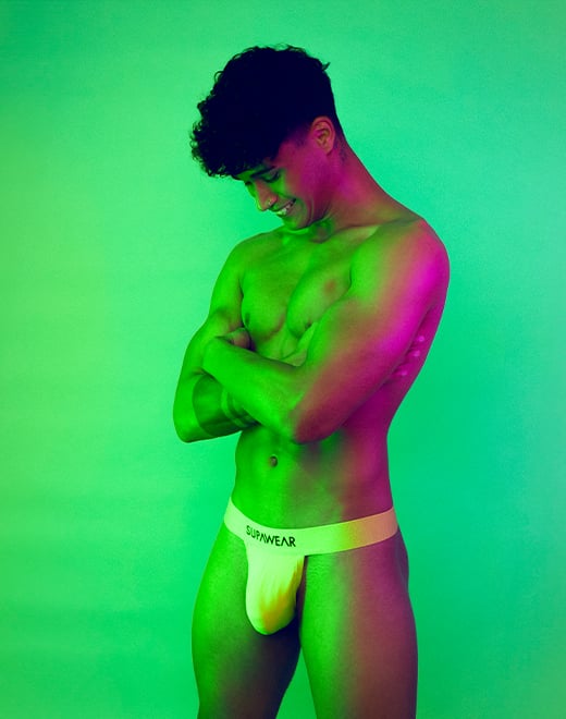 SUPAWEAR Neon Thong Cyber Lime