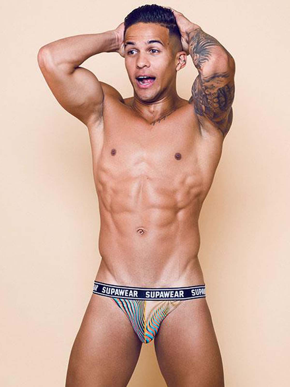 SUPAWEAR POW Jockstrap Freaky Orange