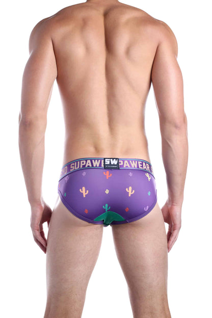 SUPAWEAR Sprint Letter Prickly Purple