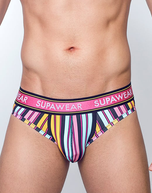 SUPAWEAR Sprint Brief Stripes