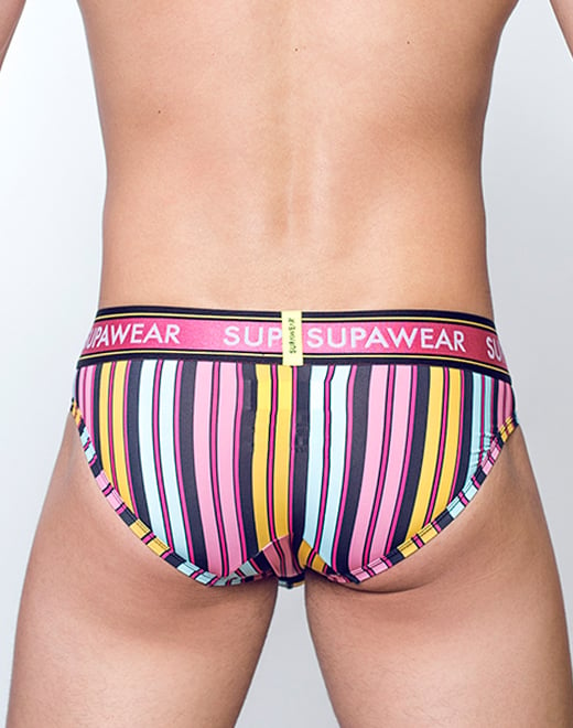 SUPAWEAR Sprint Brief Stripes