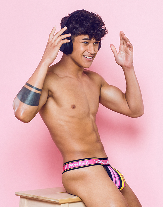 SUPAWEAR Sprint Thong Stripes