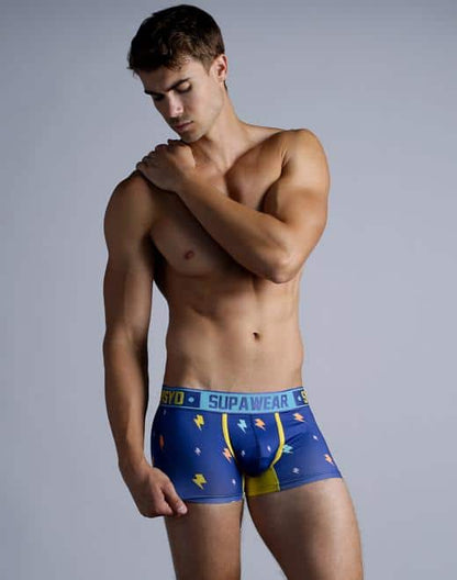 SUPAWEAR Sprint Trunk Blue Lightning