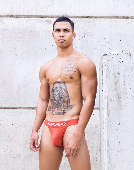 SUPAWEAR Vortex Jockstrap Cranberry