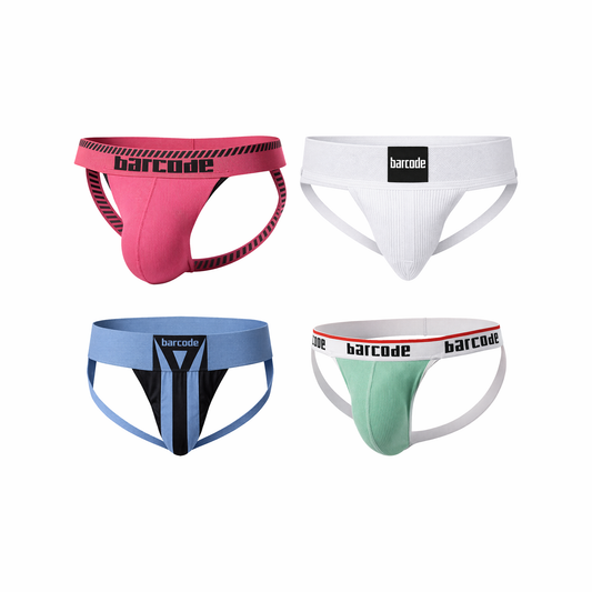 Barcode Berlin 4x Jockstrap Multipack Kavan/Sergey/Zuri/Cosme